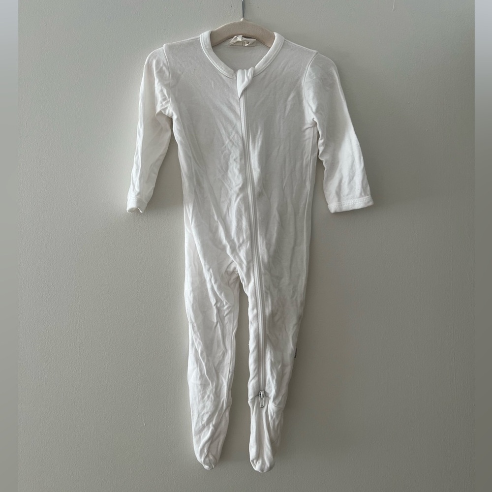 Kyte Baby Zippered Footie- Cloud 0-3M